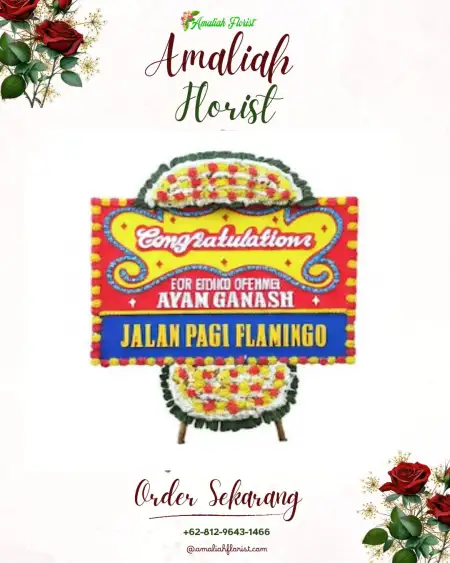 Sewa Papan Bunga Tengilis Mejoyo